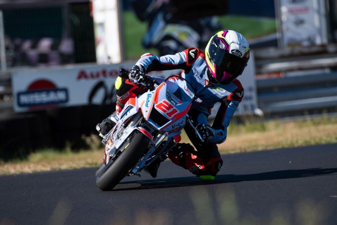 Brandon Schmidt riding OHVALE GP-0 160 Gresini Racing
