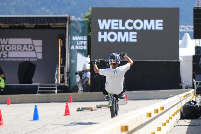 BMW Motorrad Days Trial Schnuppern mit Brandon Schmidt