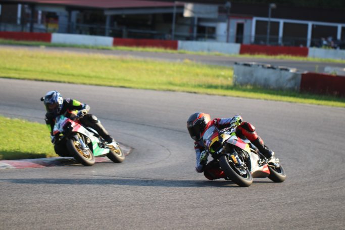 Brandon Schmidt training with OHVALE GP-2 190 at Karting Track Ampfing